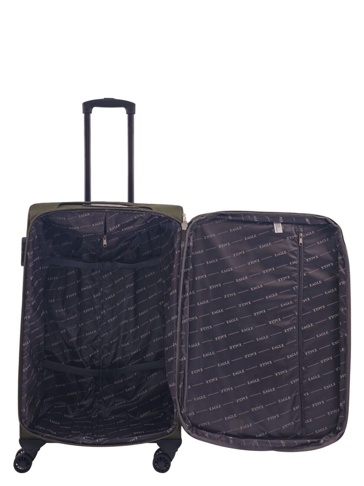 Ashland Medium Soft Shell Suitcase in Khaki