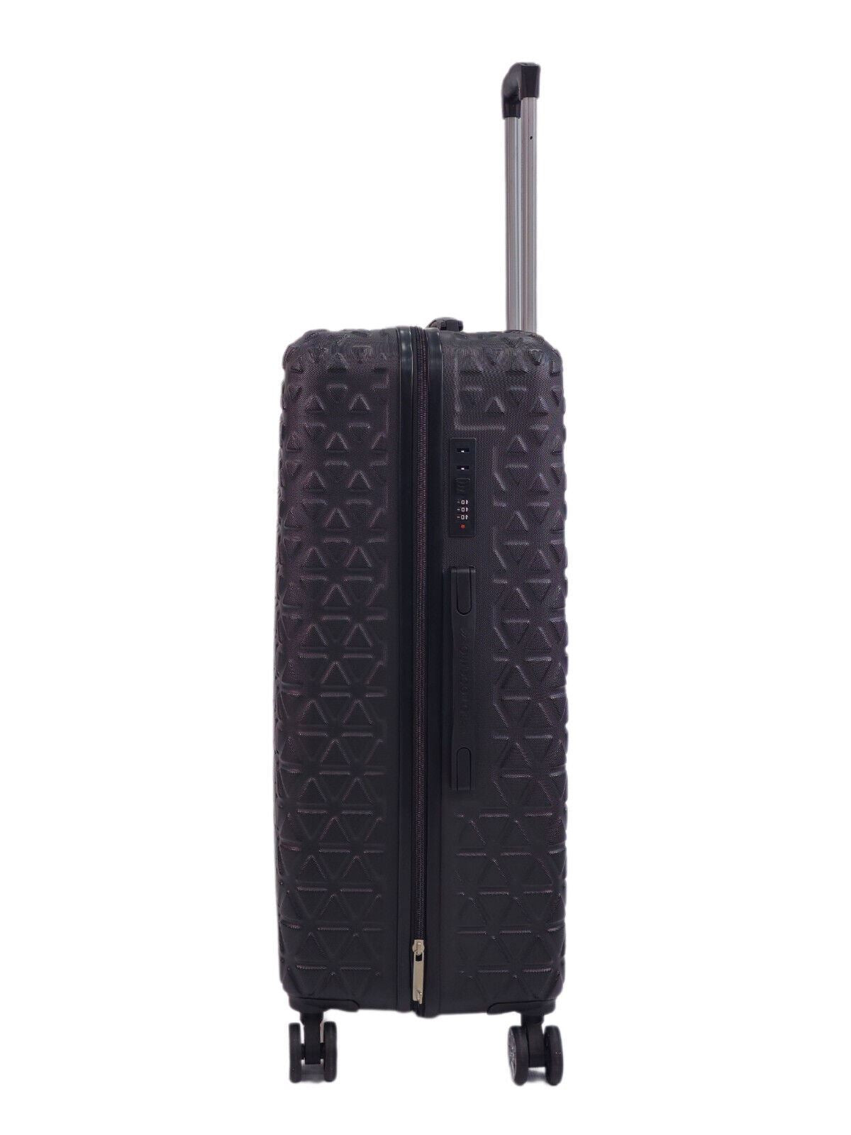 Adamsville Large Hard Shell Suitcase in Black