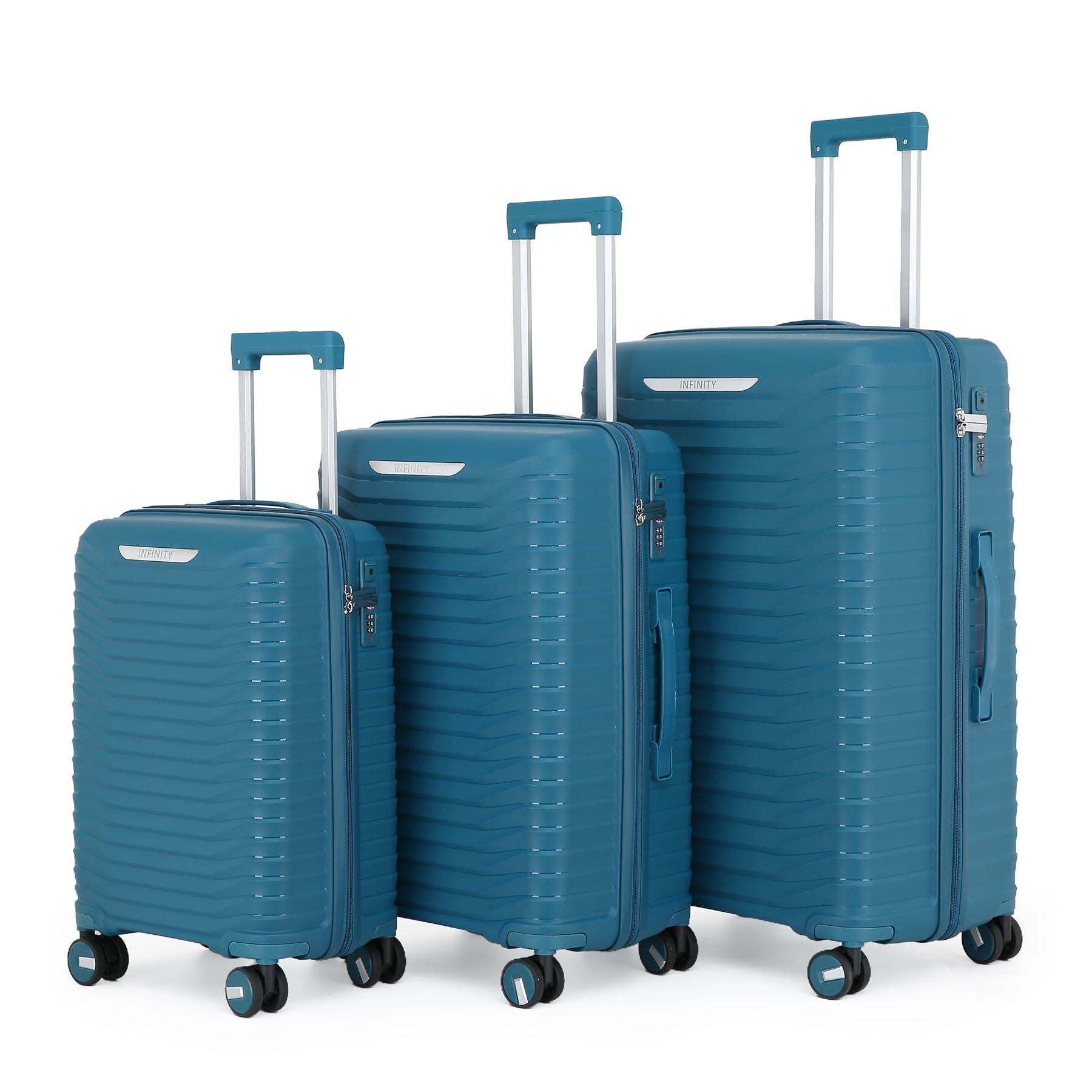 Burnaby Set of 3 Hard Shell Suitcase in Blue