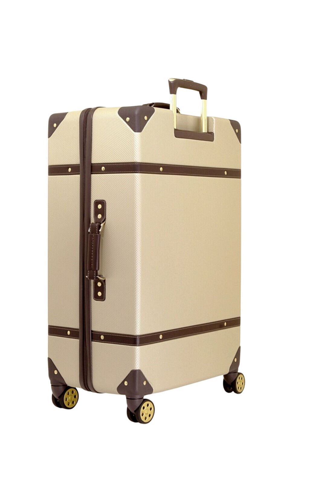 Alexandria Large Hard Shell Suitcase in Gold