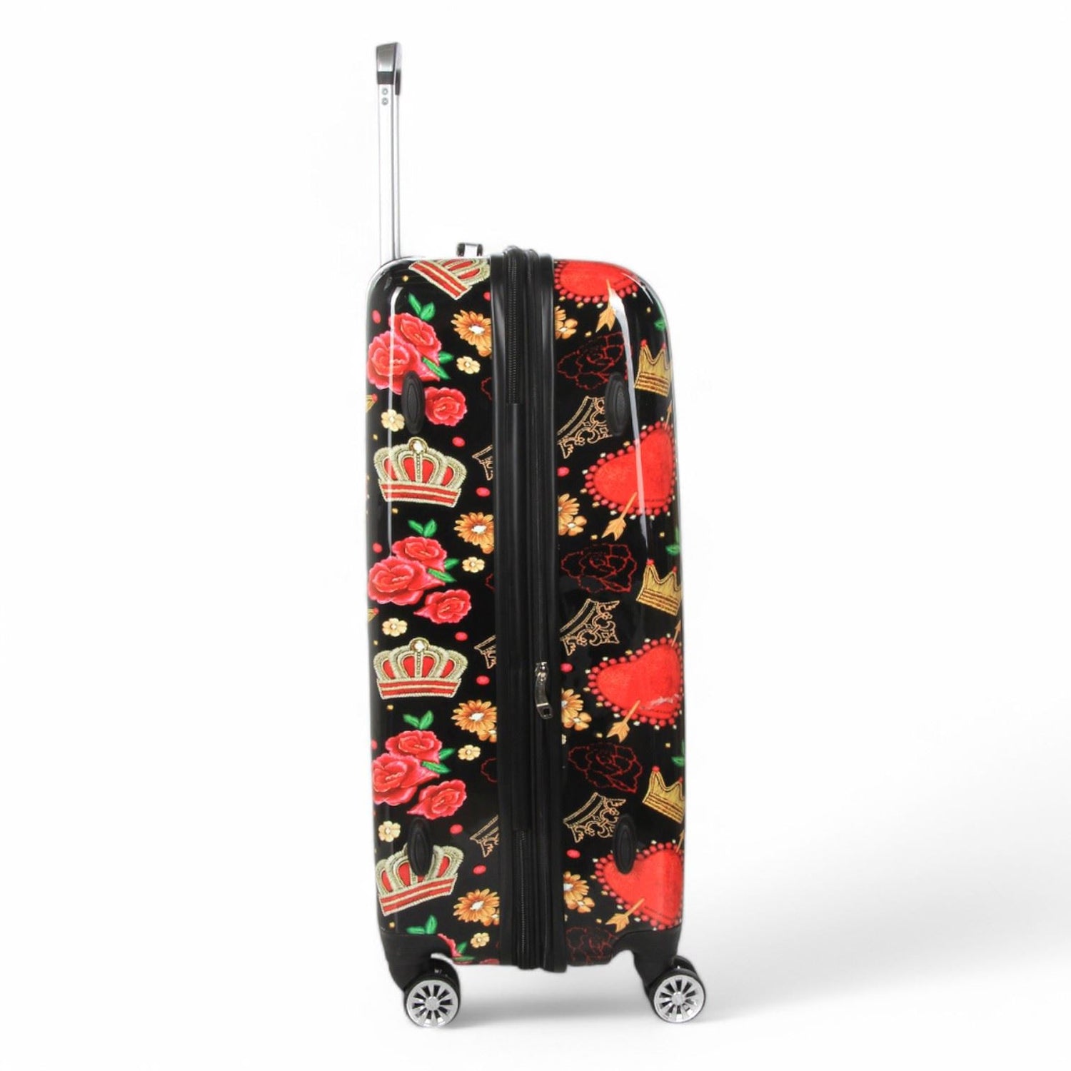 Ballina Large Hard Shell Suitcase in Black Queen Rosses