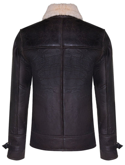 Mens Classic Sheepskin Safari Jacket-Hertford