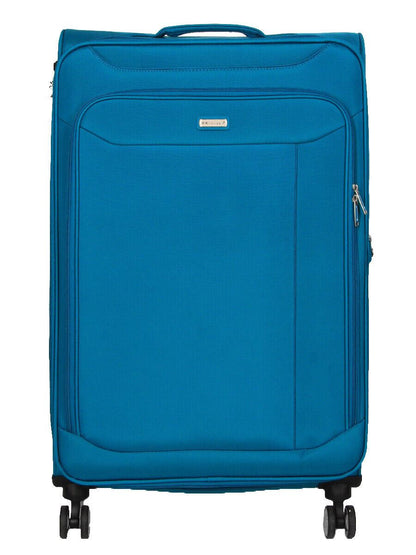 Centreville Large Soft Shell Suitcase in Teal