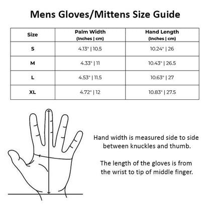 Mens Grey Luxury Sheepskin Suede Leather Gloves With Buckle