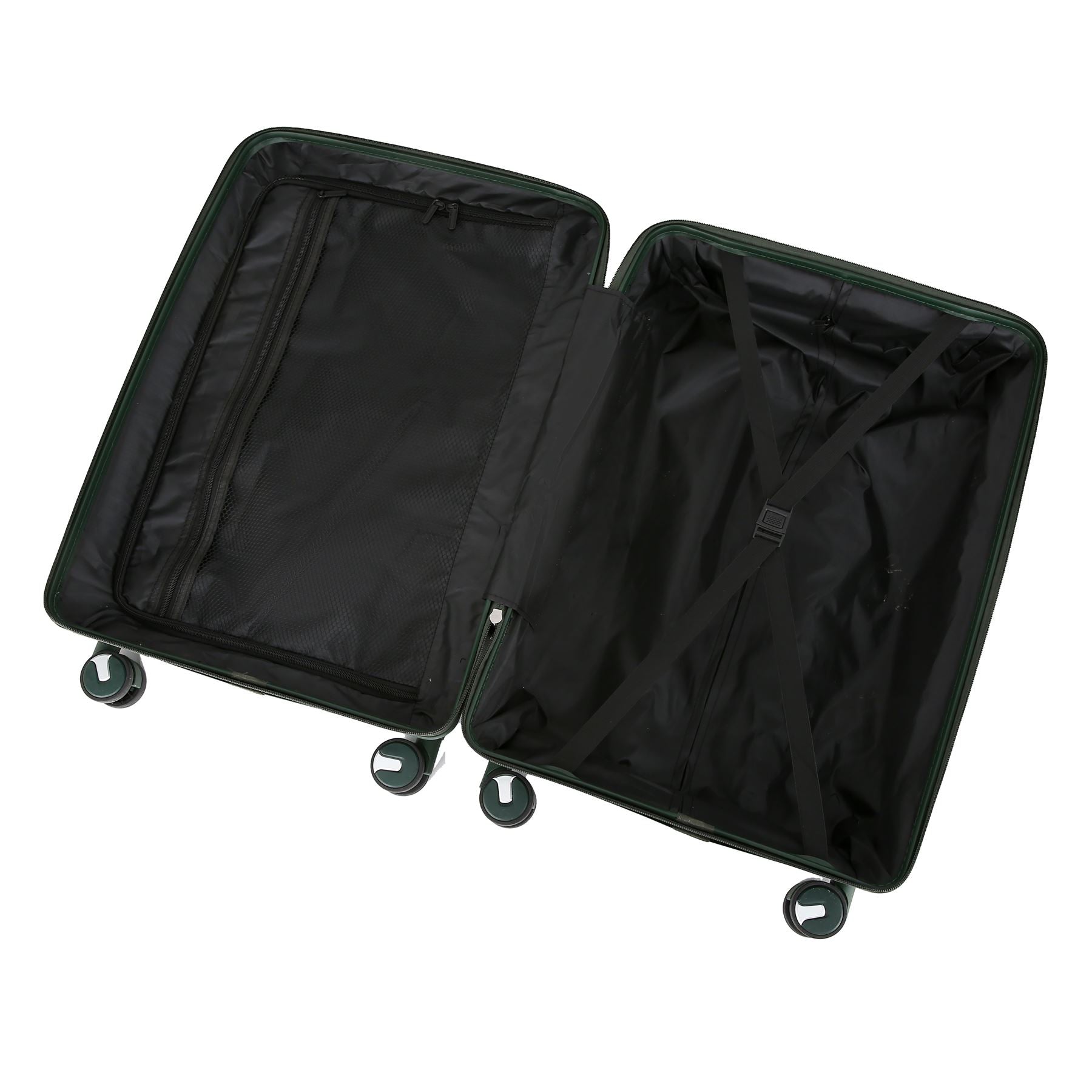 Courtenay Set of 3 Hard Shell Suitcase in Green