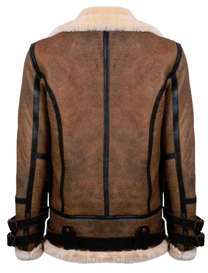 Mens Vintage Pilot B3 Sheepskin Jacket- Howden