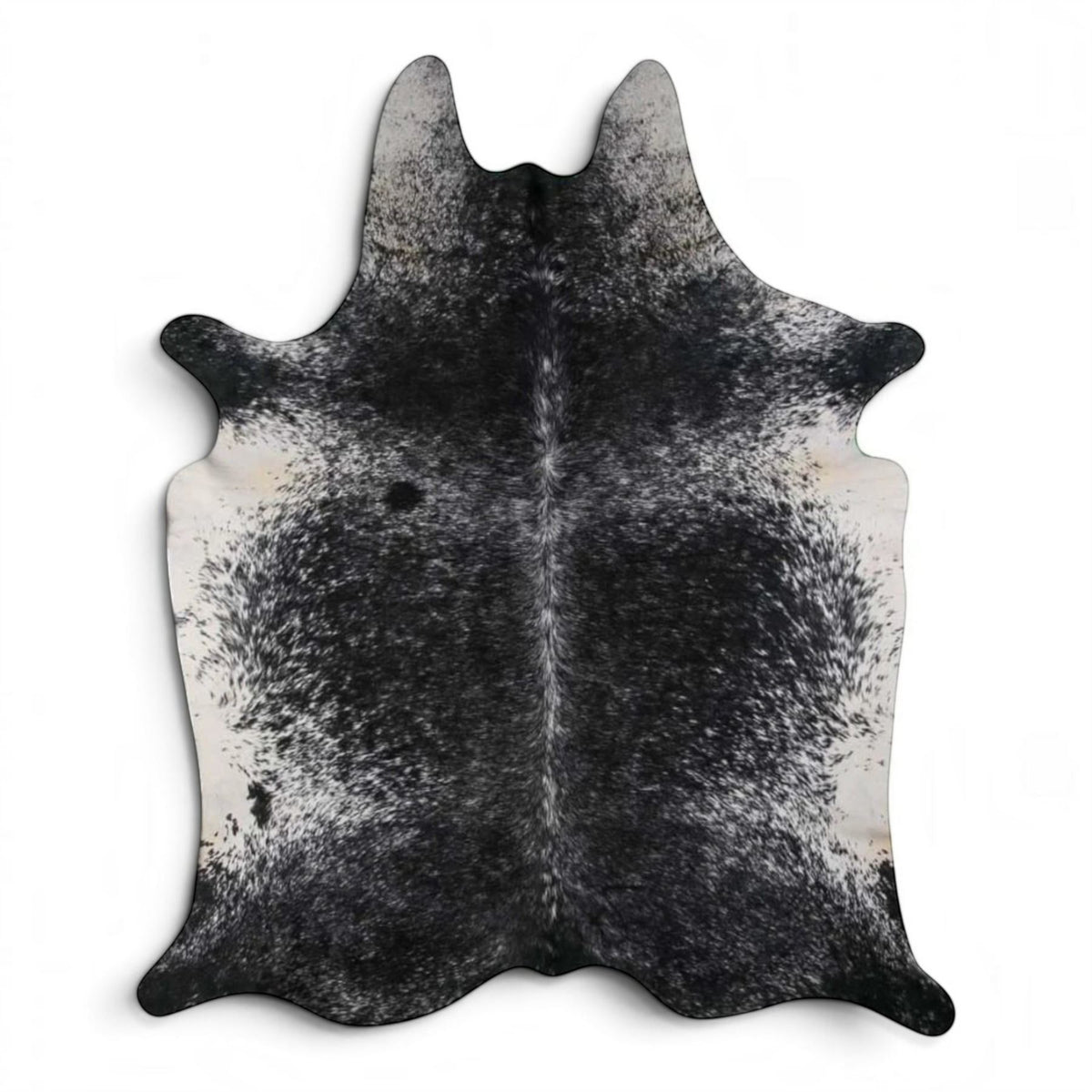 Genuine Cowhide Natural Leather Hairon Rug - Salt &amp; Papper