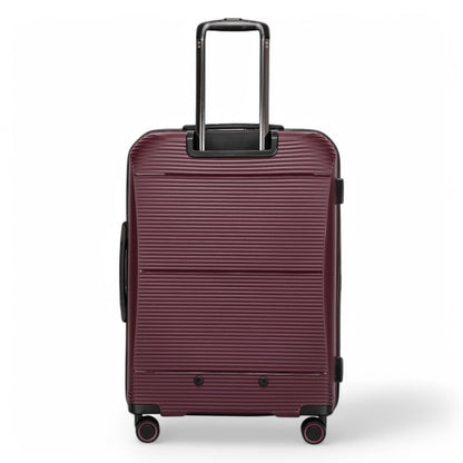 Abiko Large Hard Shell Suitcase in Burgundy