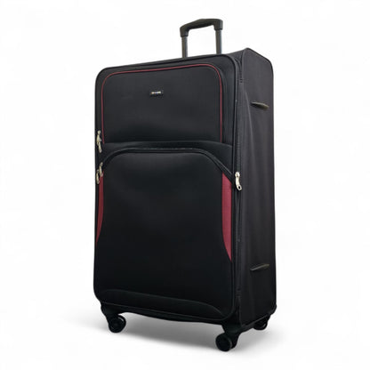 Gosford X-Large Soft Shell Suitcase in Black