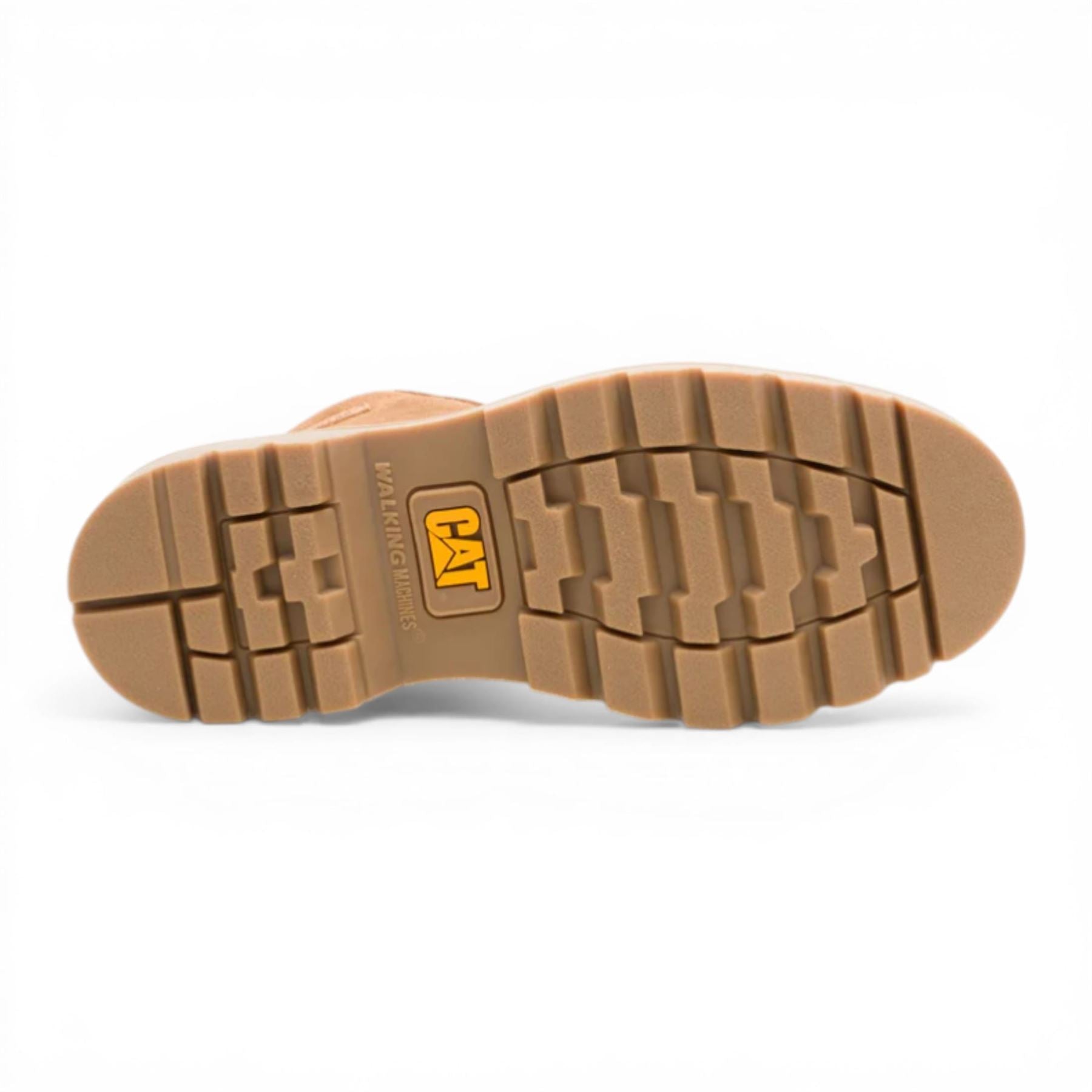 CAT (Caterpillar) Tan Leather Hiking Mid-Cut Chukka Ankle Boots - Grader