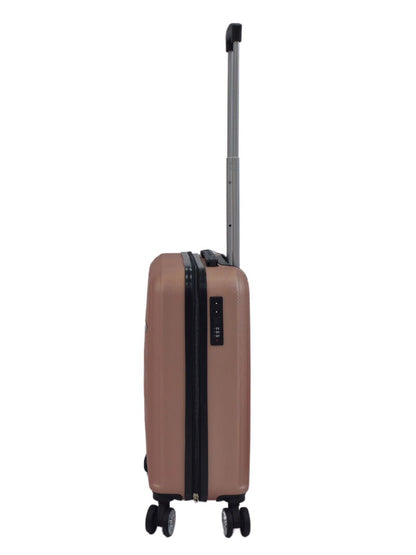 Alabaster Cabin Hard Shell Suitcase in Rose Gold
