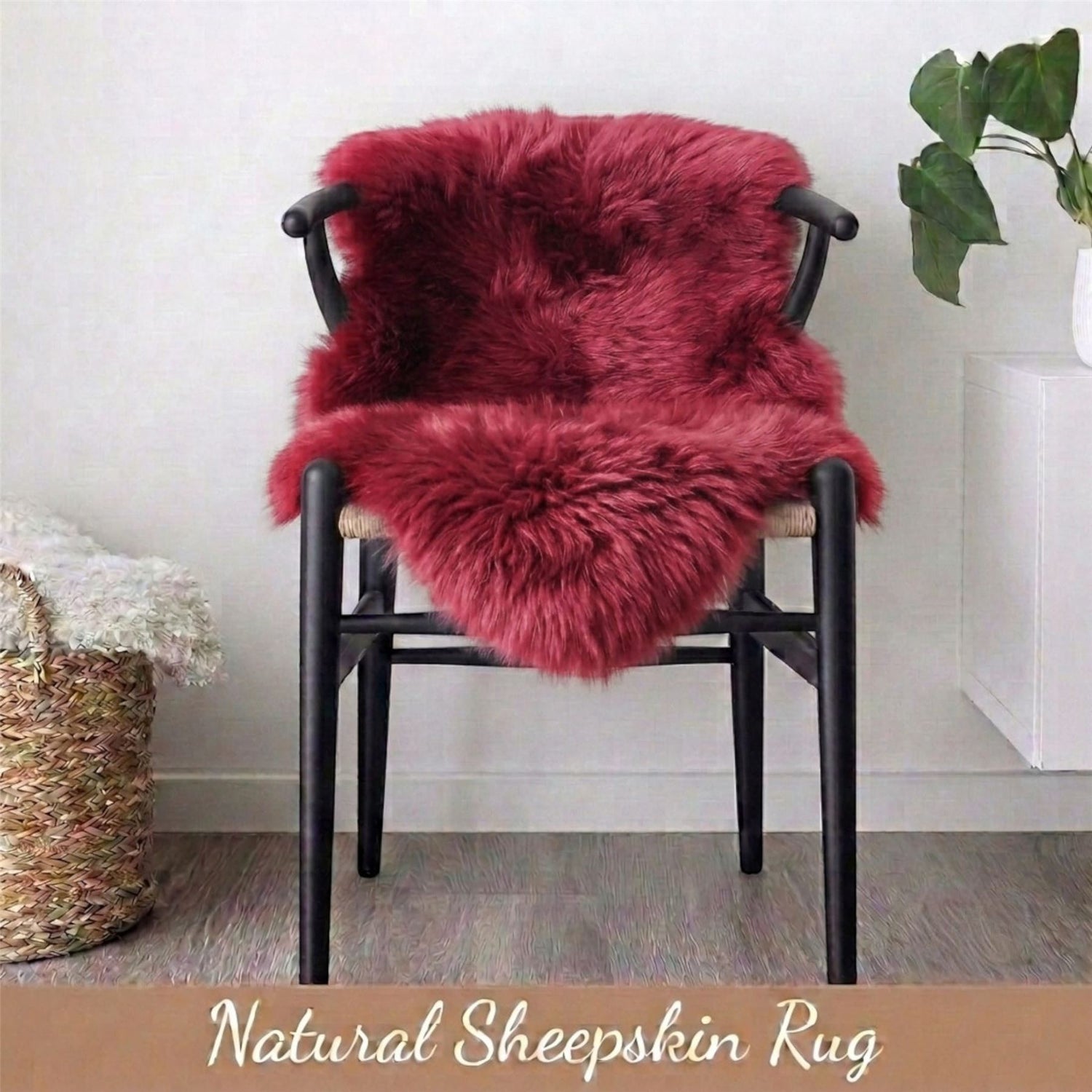 Genuine Sheepskin Natural Silky Soft Fluffy Real Wool Rug