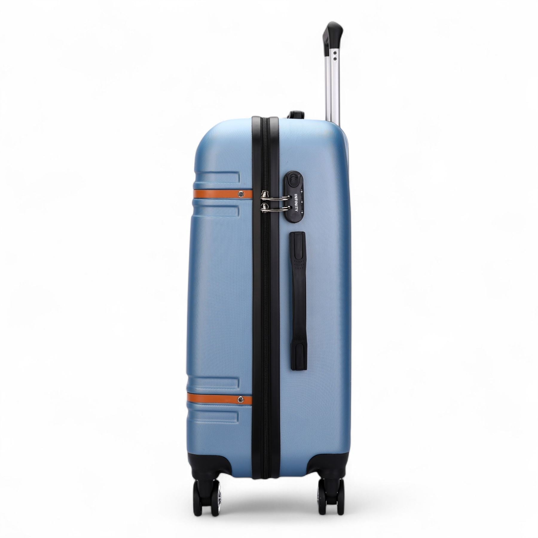 Calgary Large Hard Shell Suitcase in Blue