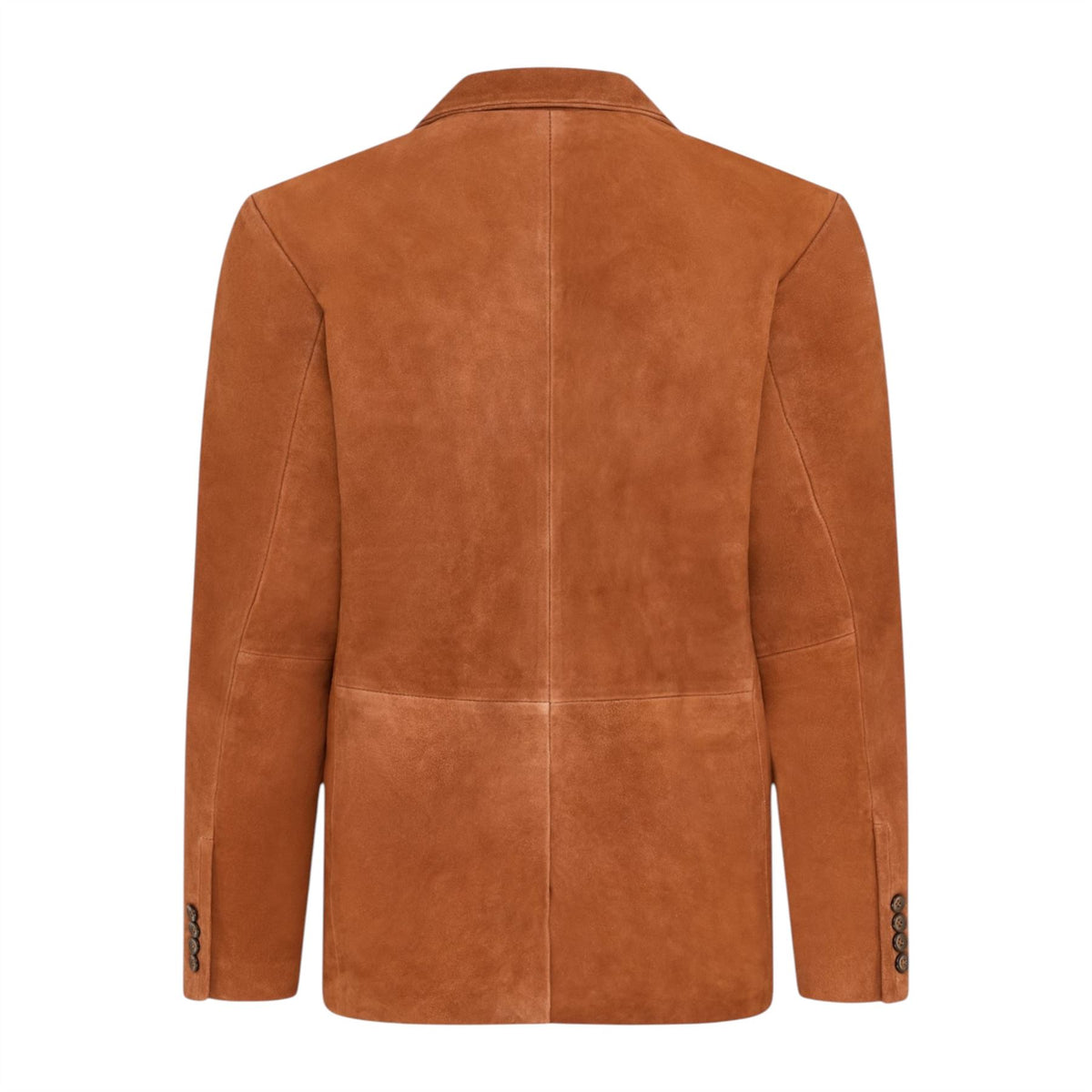 Mens Slim Goat Suede Italian Blazer Jacket-Somero