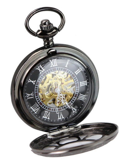Pocket Watch Mechanical Peaky Blinders Hunter Automatic