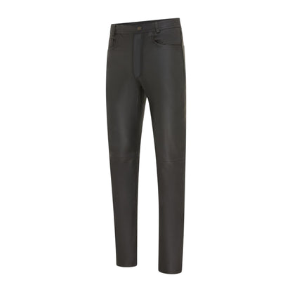 Mens Lamb Leather 501 Biker Jeans - Istanbul