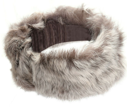 Ladies Toscana 100% Sheepskin Leather Headband - Upperclass Fashions 