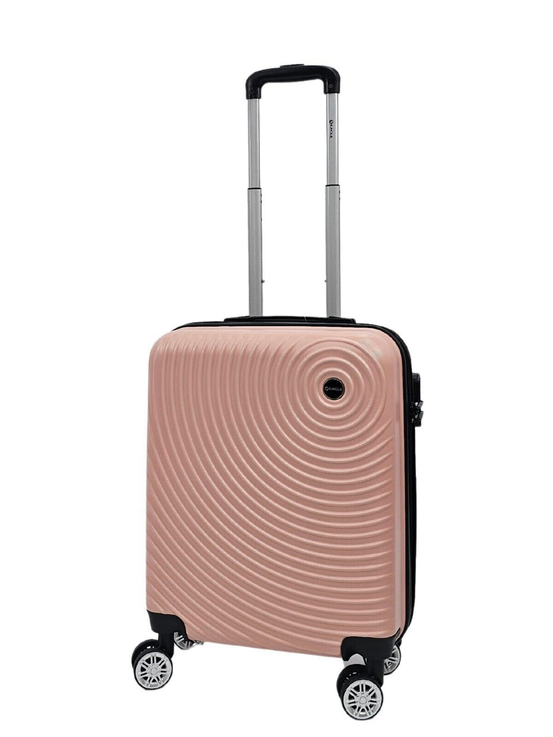 Brookside Cabin Hard Shell Suitcase in Rose Gold