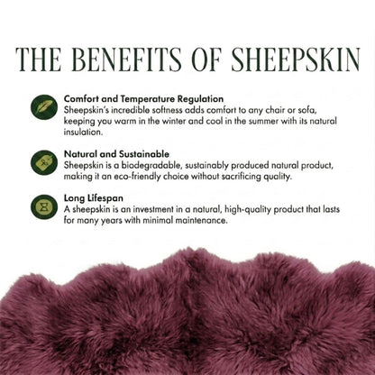 Genuine Sheepskin Natural Silky Soft Fluffy Real Wool Rug