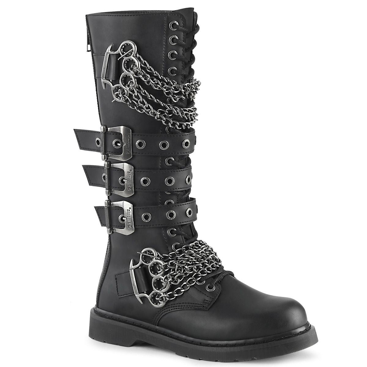 Demonia Bolt 450 Black Vegan Leather Gothic Boots
