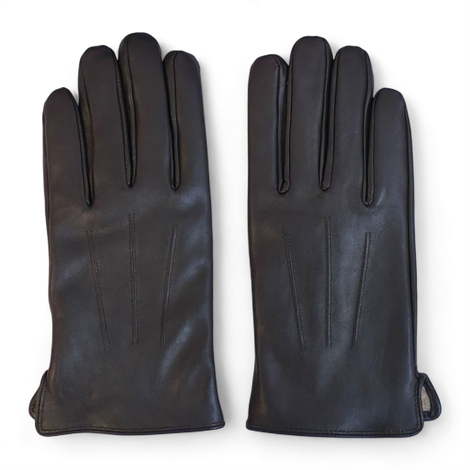 Men’s Italian Leather Warm Wool Lining Winter Gloves - M-LGV-305
