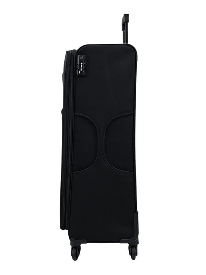 Baileyton Extra Large Soft Shell Suitcase in Black