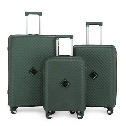 Courtenay Set of 3 Hard Shell Suitcase in Green