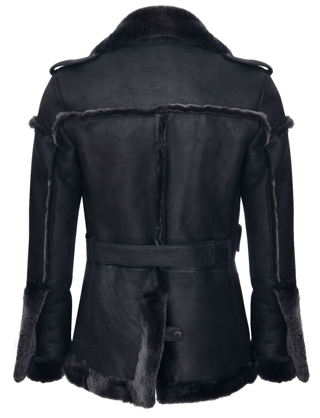 Mens Merino Sheepskin Suede Jacket-Kingsbridge