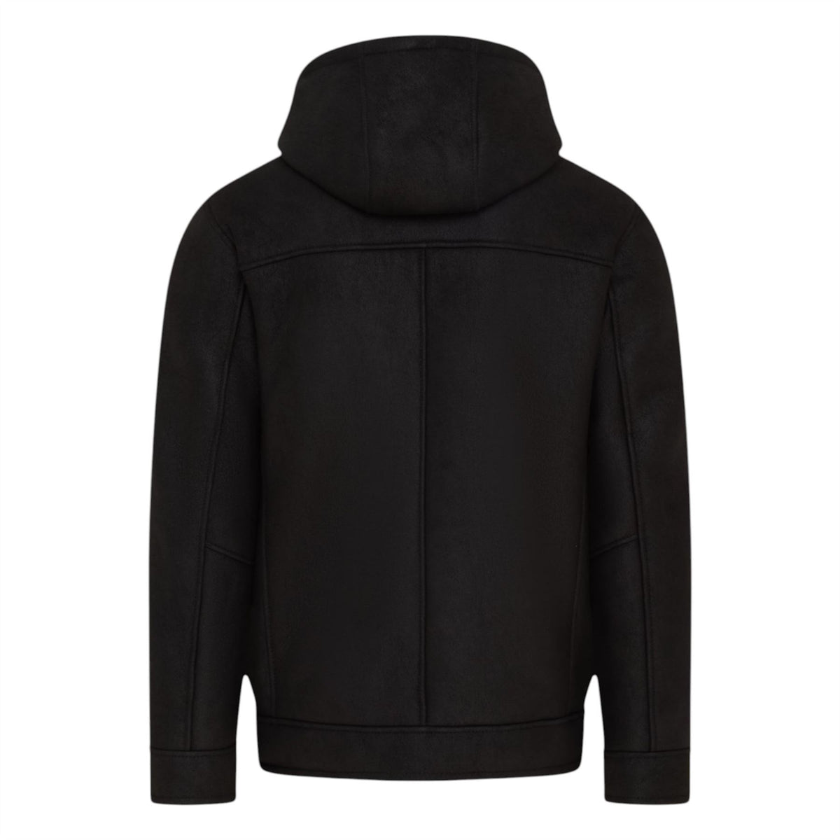Mens Sheepksin Hooded Shearling Bomber Jacket - Benalla