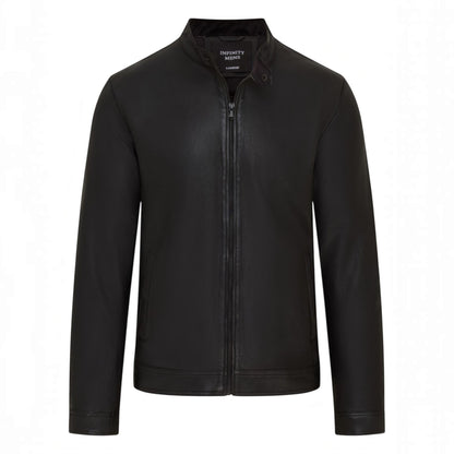 Mens Leather Racing Biker Jacket - Legar