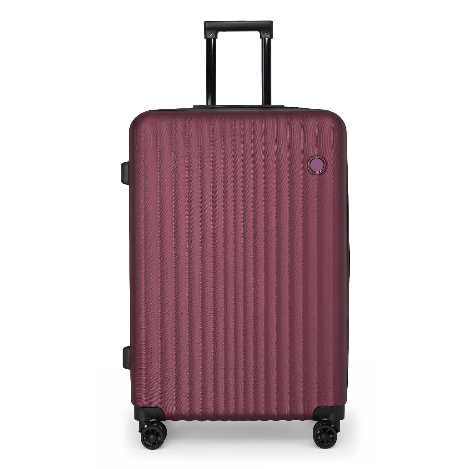 Edmonton Large Hard Shell Suitcase in Burgundy