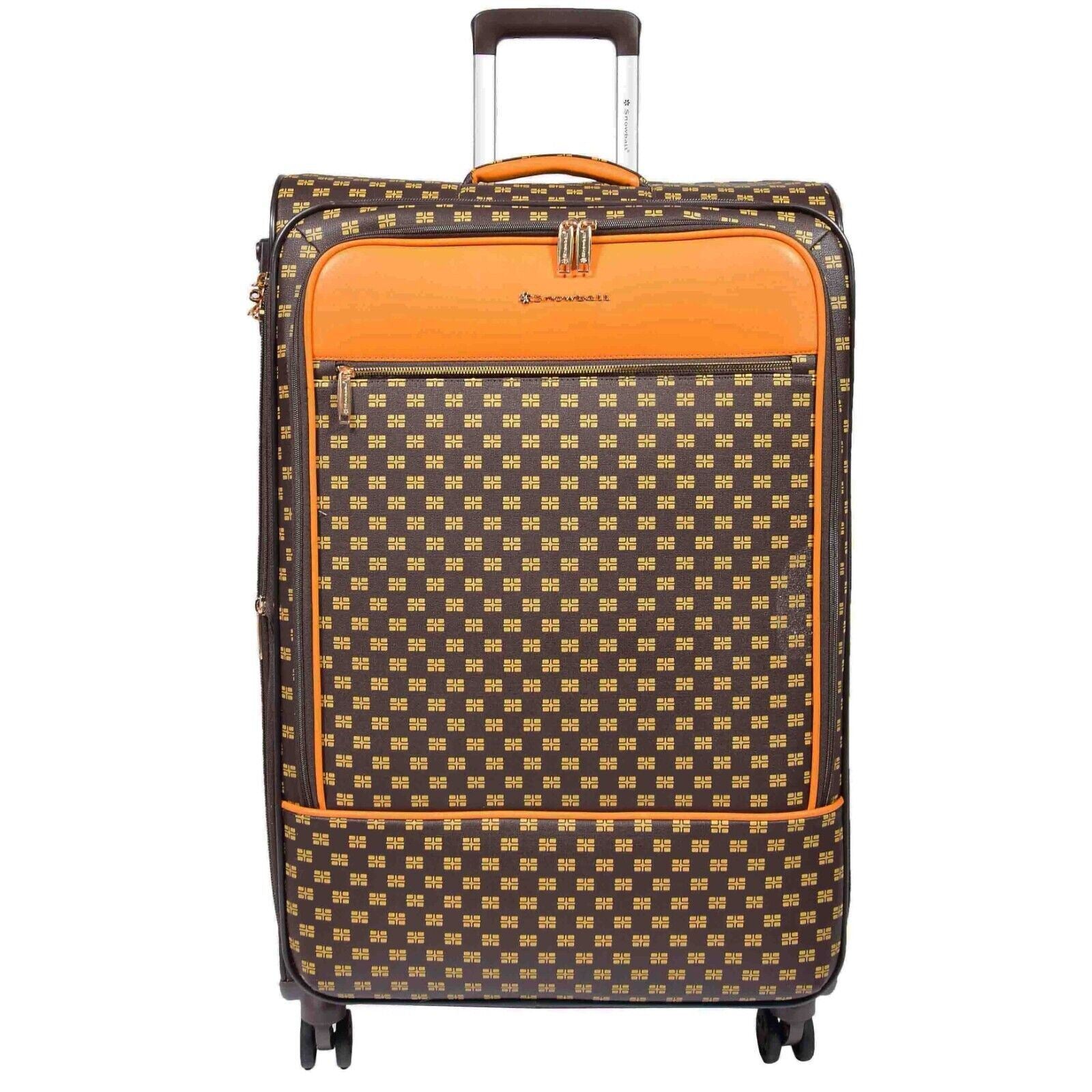 Cleveland Large Soft Shell Suitcase in Coffee