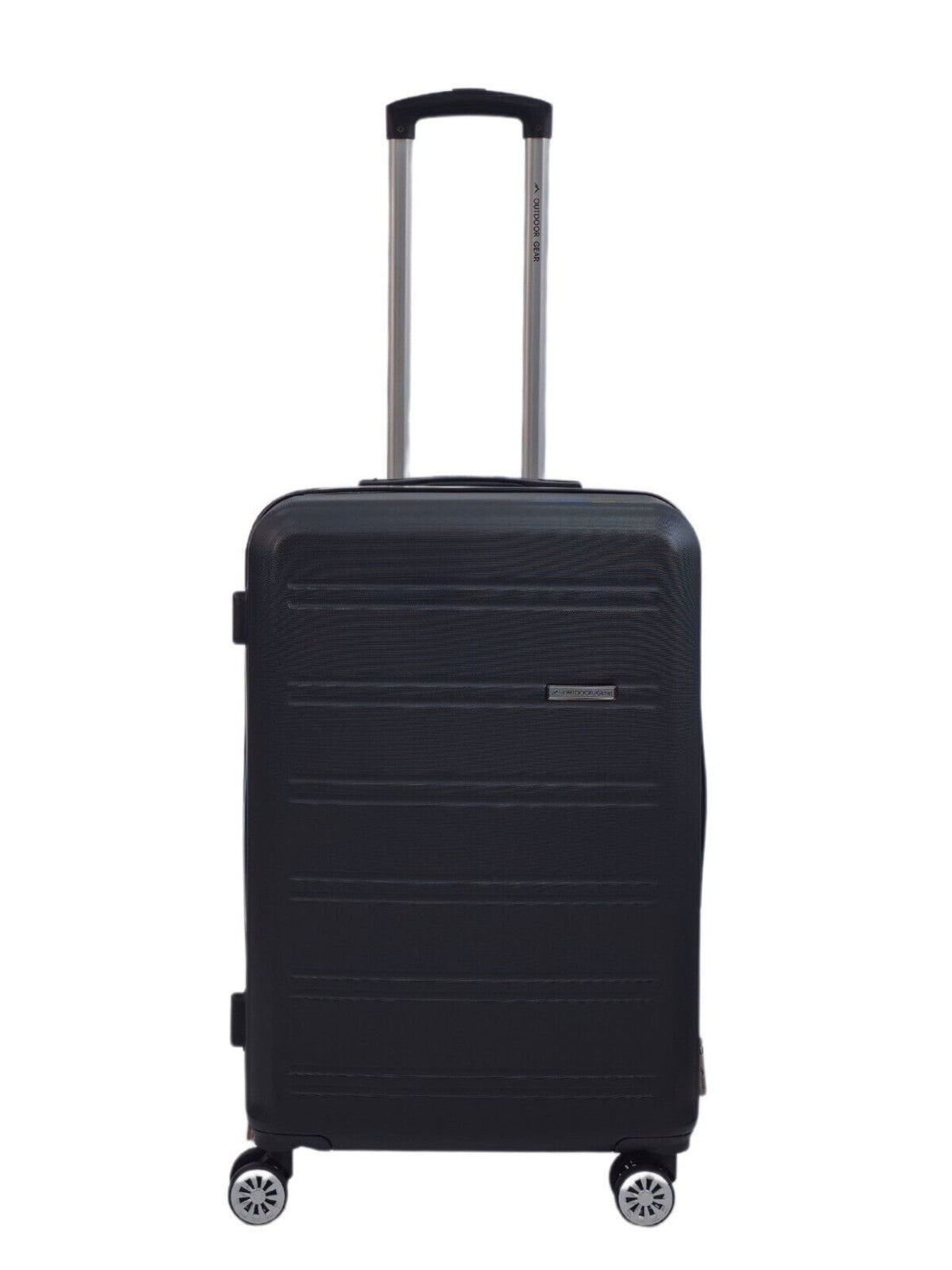 Hardshell Black Suitcase Robust ABS Lightweight Luggage Bag