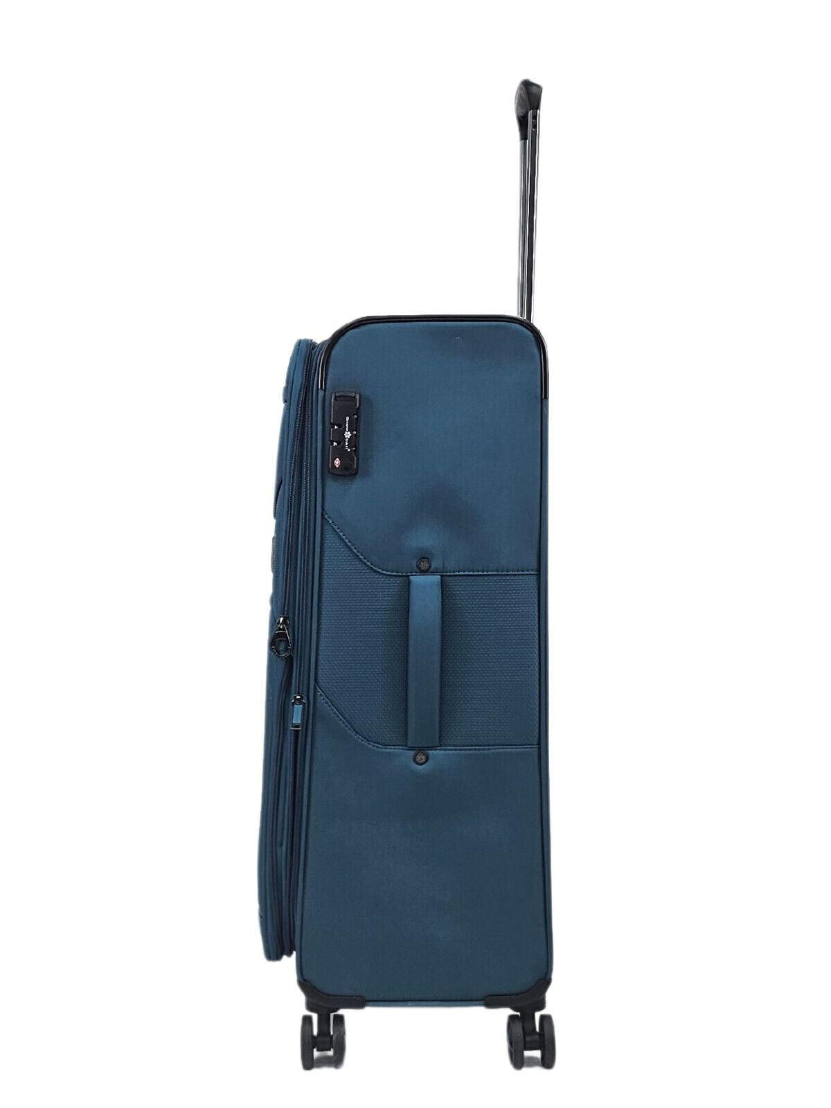 Clayton Large Soft Shell Suitcase in Teal