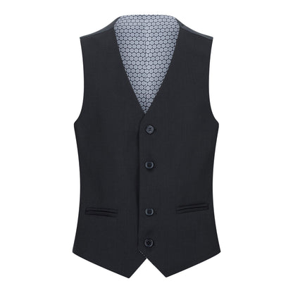 Boys 5 Piece Black Classic Suit