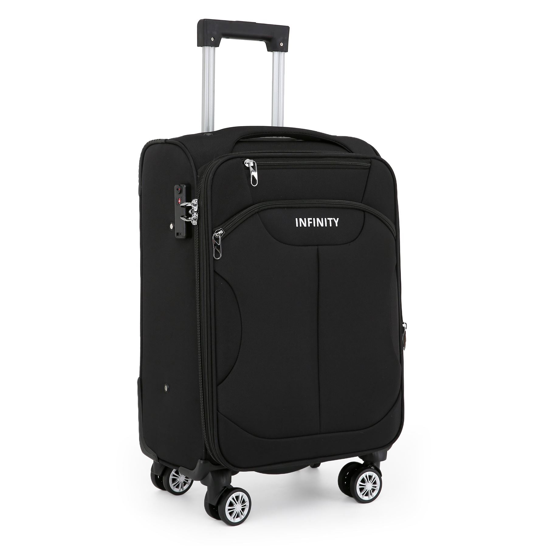 Delta Large Hard Shell Suitcase in Black