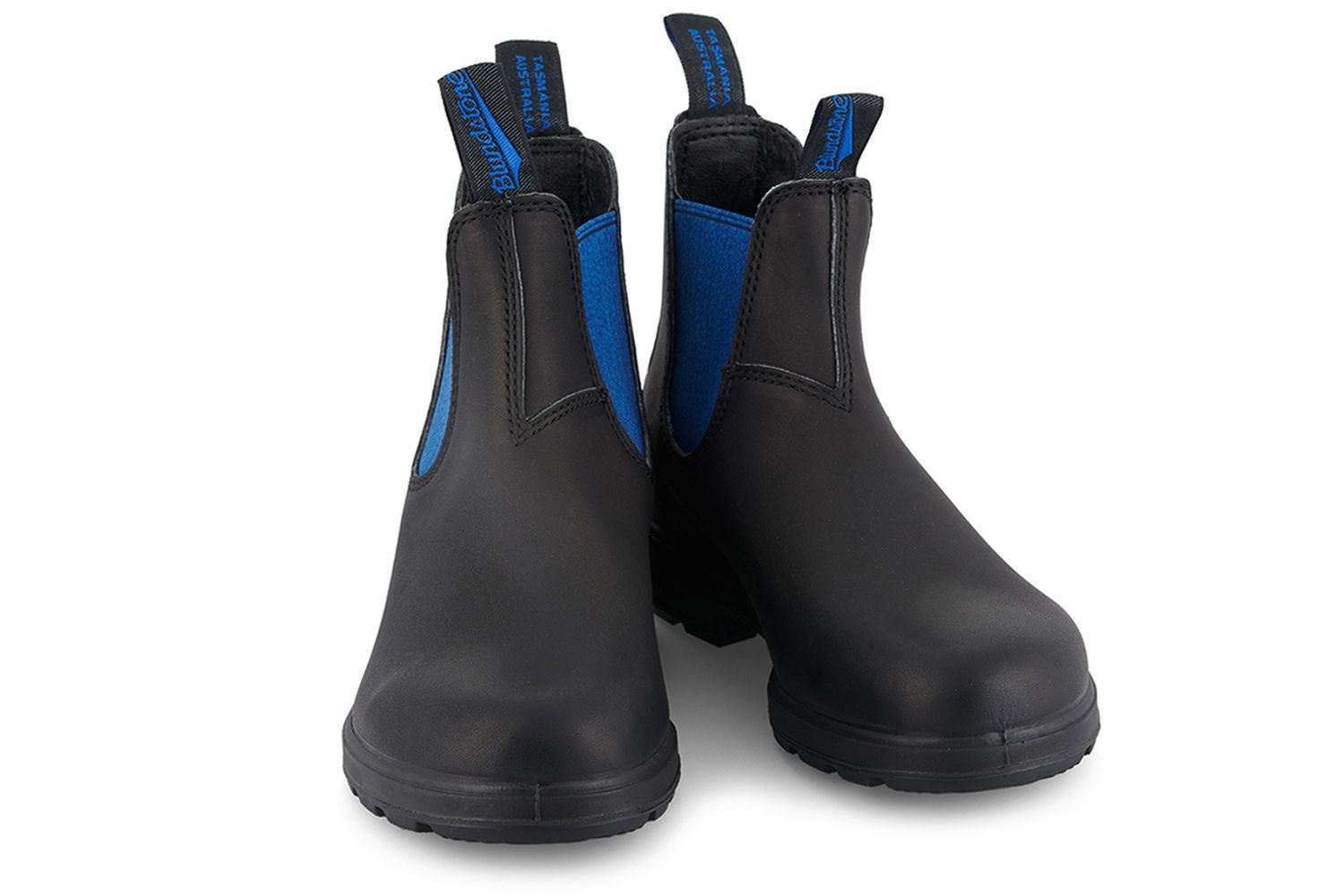 Blundstone 515 Black Blue Leather Chelsea Boots