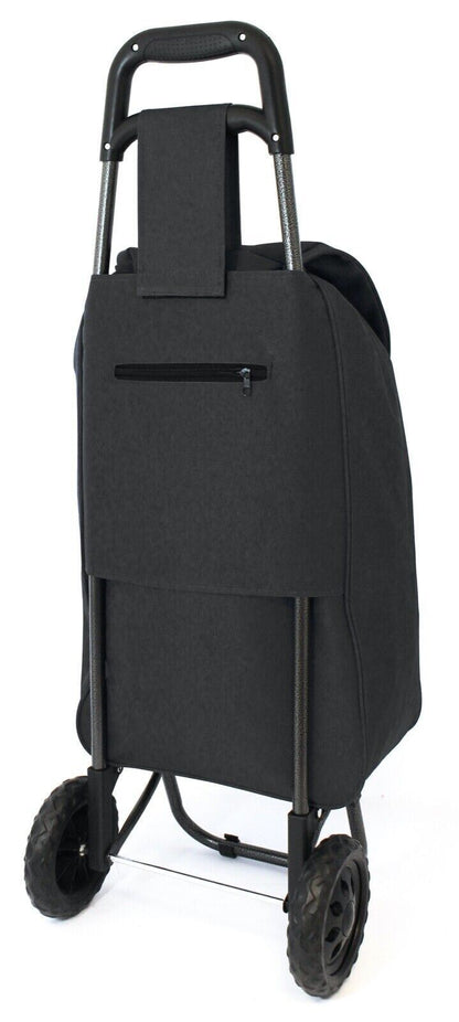 40L Lightweight Shopping Trolley Wheeled Folding Durable Cart Strong Bag Grocery