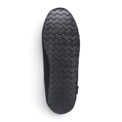 Men’s Black Genuine Sheepskin Moccasin Winter Slippers - Flint