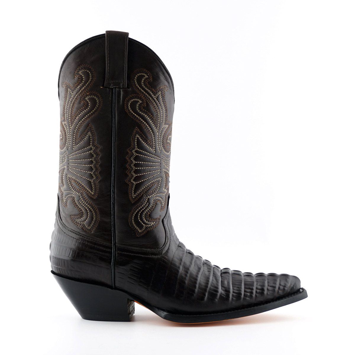 Grinders Brown Leather Western Cowboy Boots – Carolina - Upperclass Fashions 