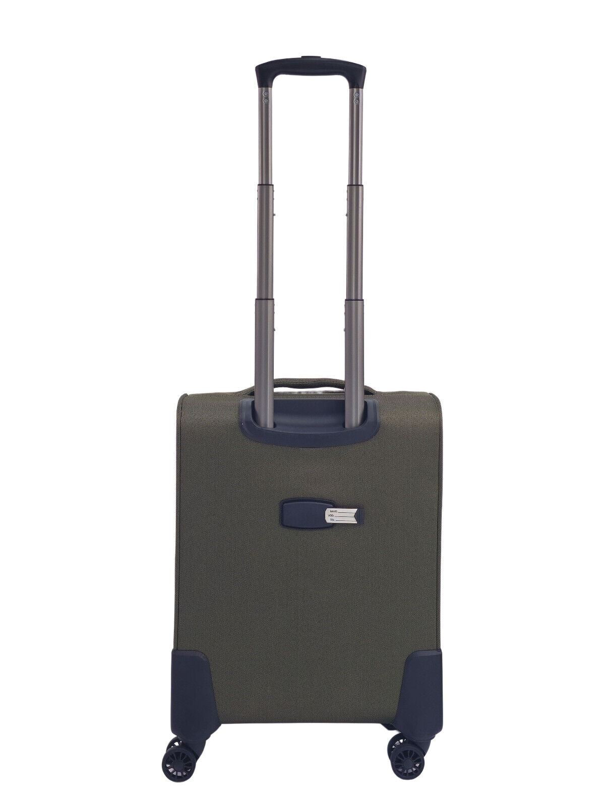 Soft Shell Cabin Suitcase 54 x 38 x 21 cm Lightweight Luggage Suitable for Easyjet, Ryanair