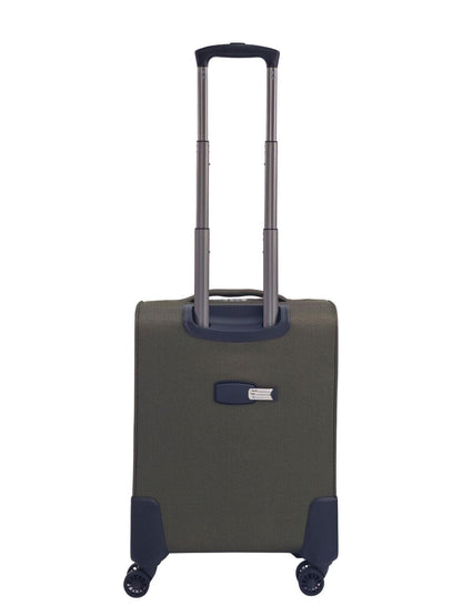 Soft Shell Cabin Suitcase 54 x 38 x 21 cm Lightweight Luggage Suitable for Easyjet, Ryanair