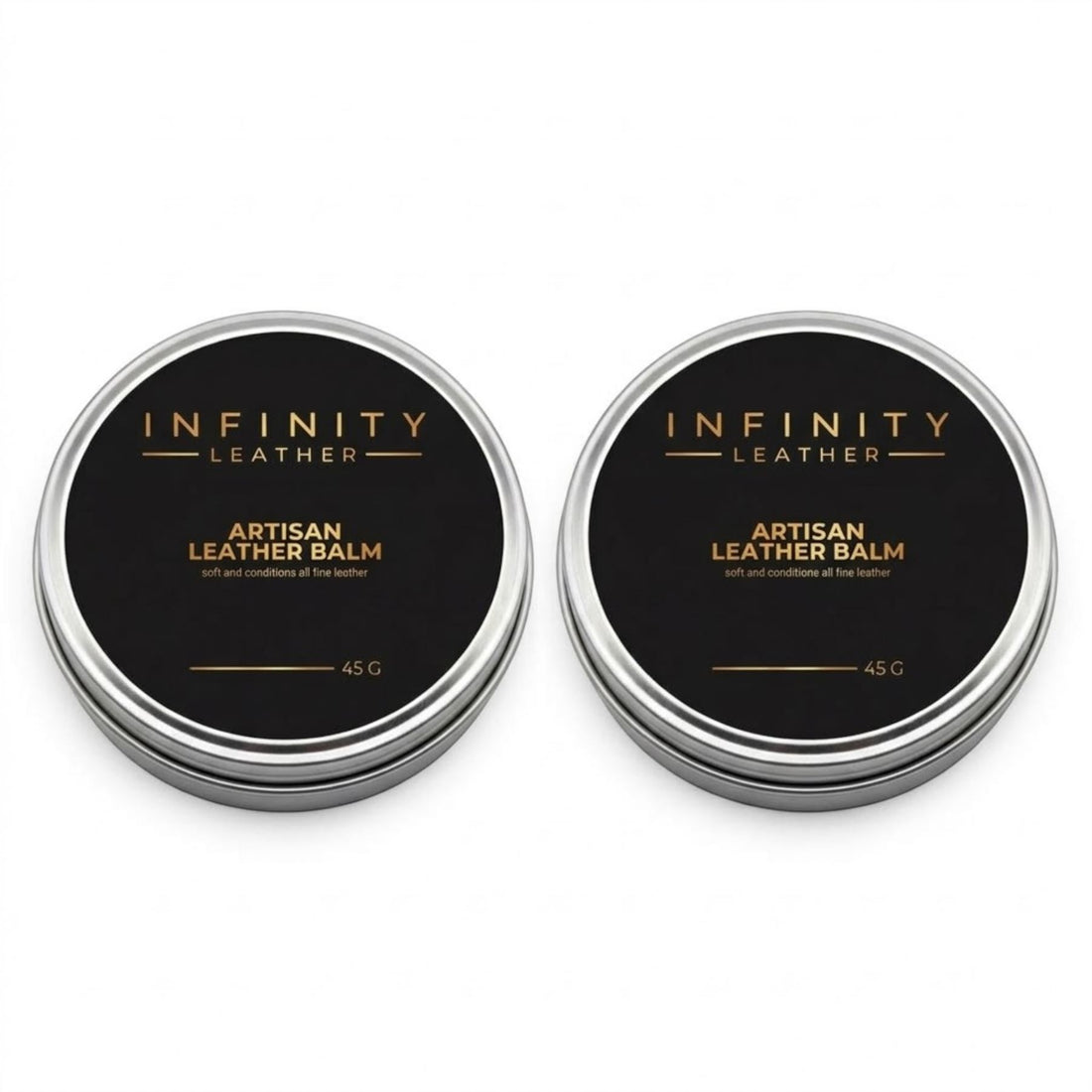 Nourishing Leather Conditioner for Shoes & Bags, 2 Pack Leather Balm