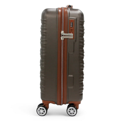 Armidale Cabin Hard Shell Suitcase in Coffee
