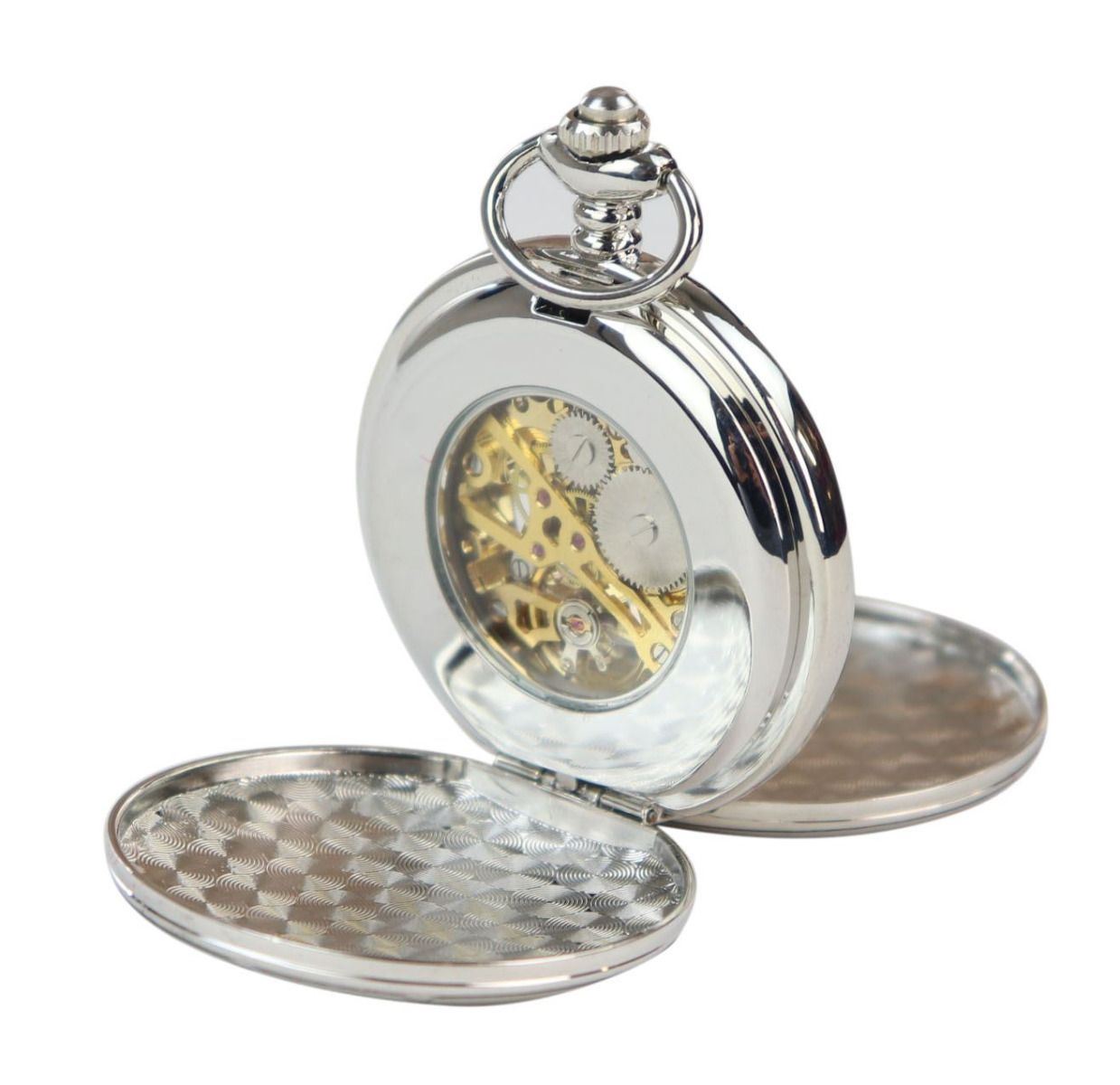 Classic Mechanical Pocket Watch Peaky Blinders Vintage Skeleton Automatic - Upperclass Fashions 