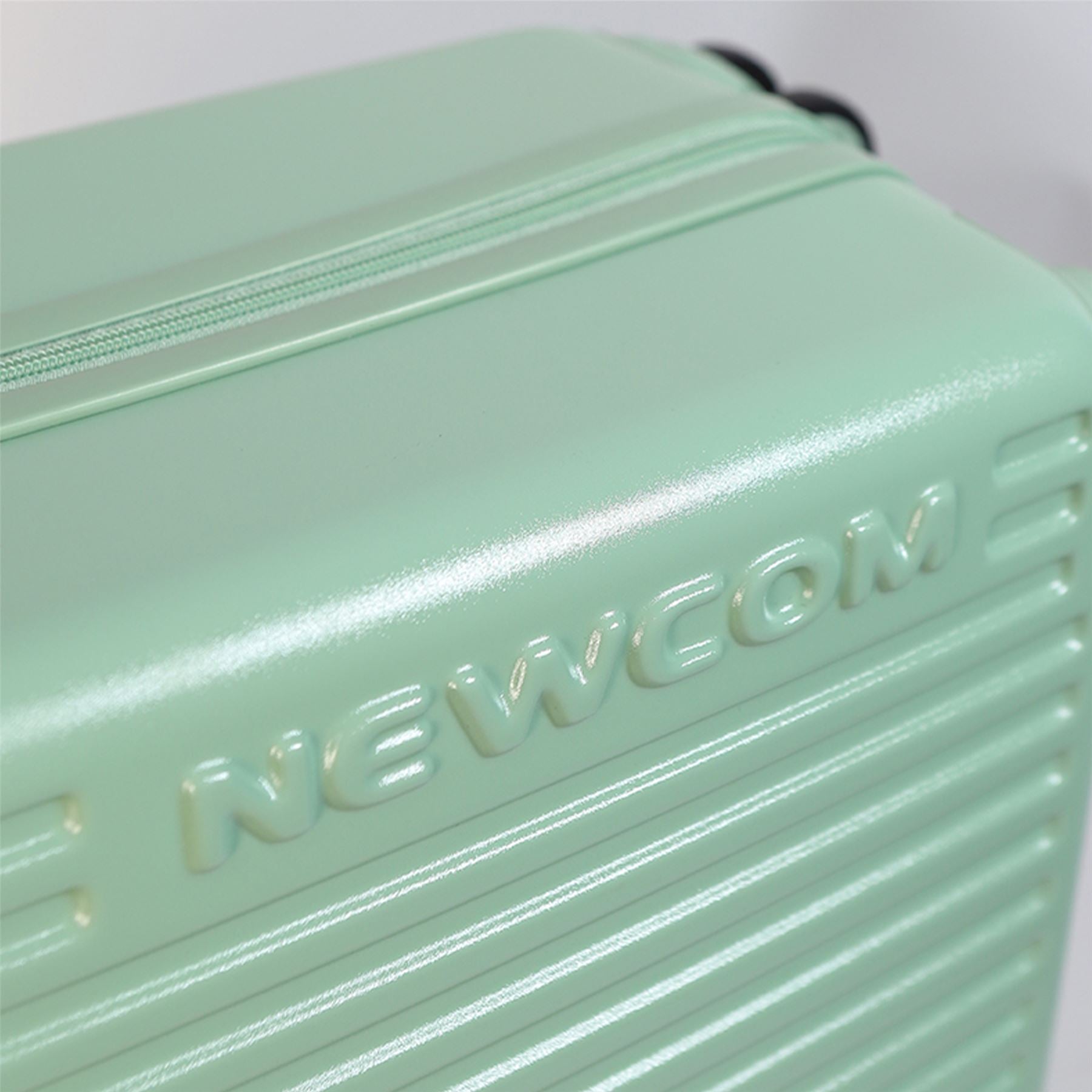 Hard Shell Cabin 44 x 22 x 38 cm Green TSA Secure Luggage Suitcase Suitable for Easyjet, Ryanair