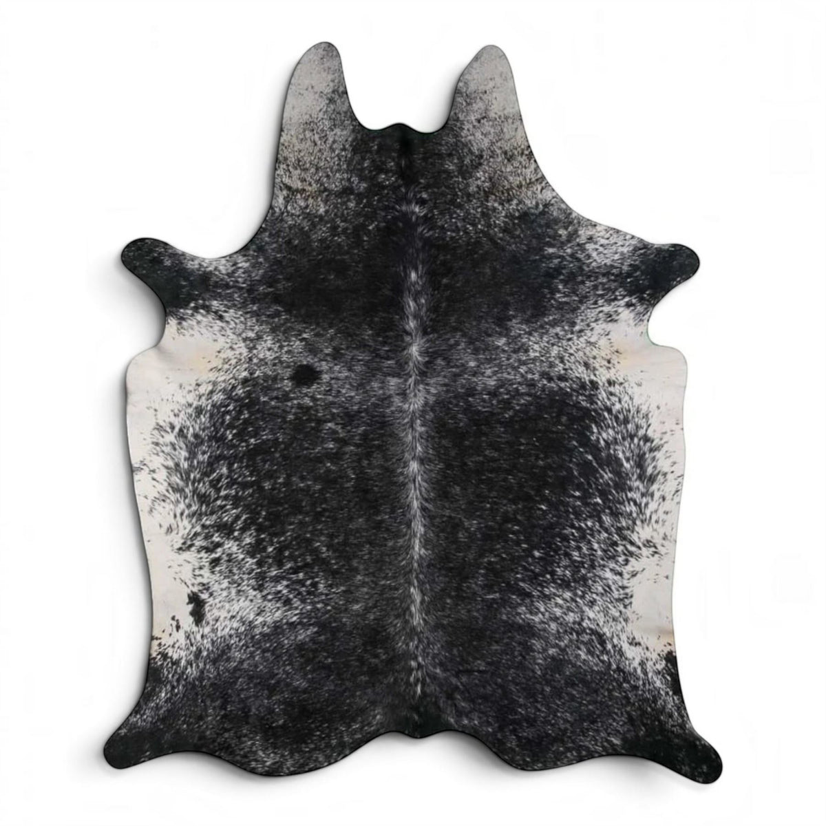 Genuine Cowhide Natural Leather Hairon Rug - Salt &amp; Papper
