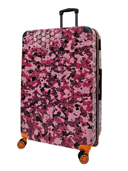 Brantley Extra Large Hard Shell Suitcase in Pink