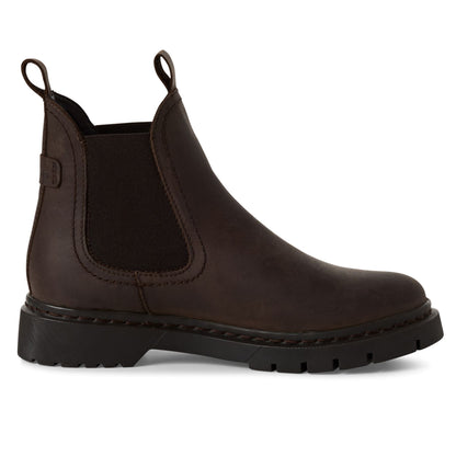 Tamaris Womens Brown Leather Classic Chelsea Ankle Boots