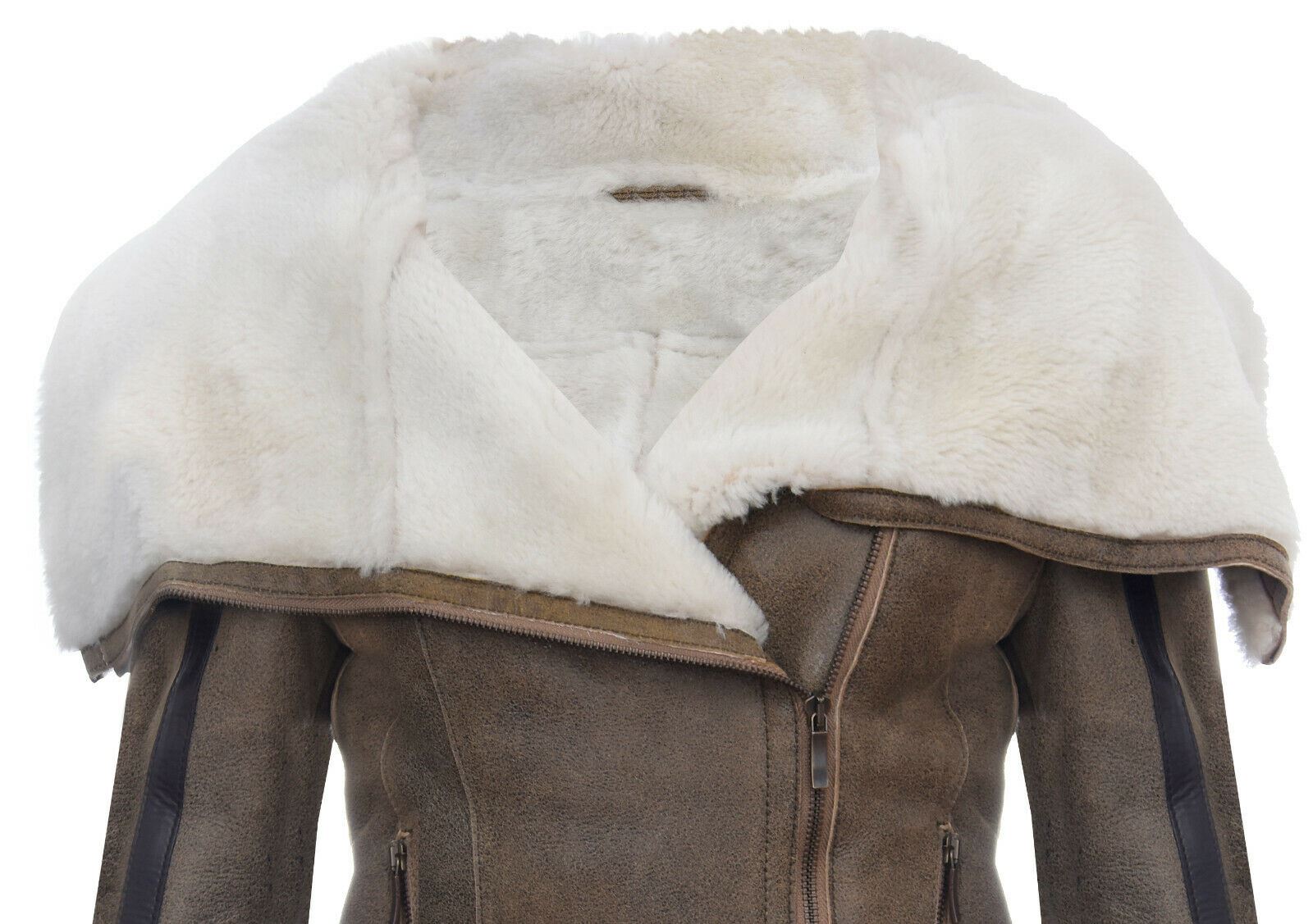 Womens Merino Sheepskin Leather Jacket-Petworth